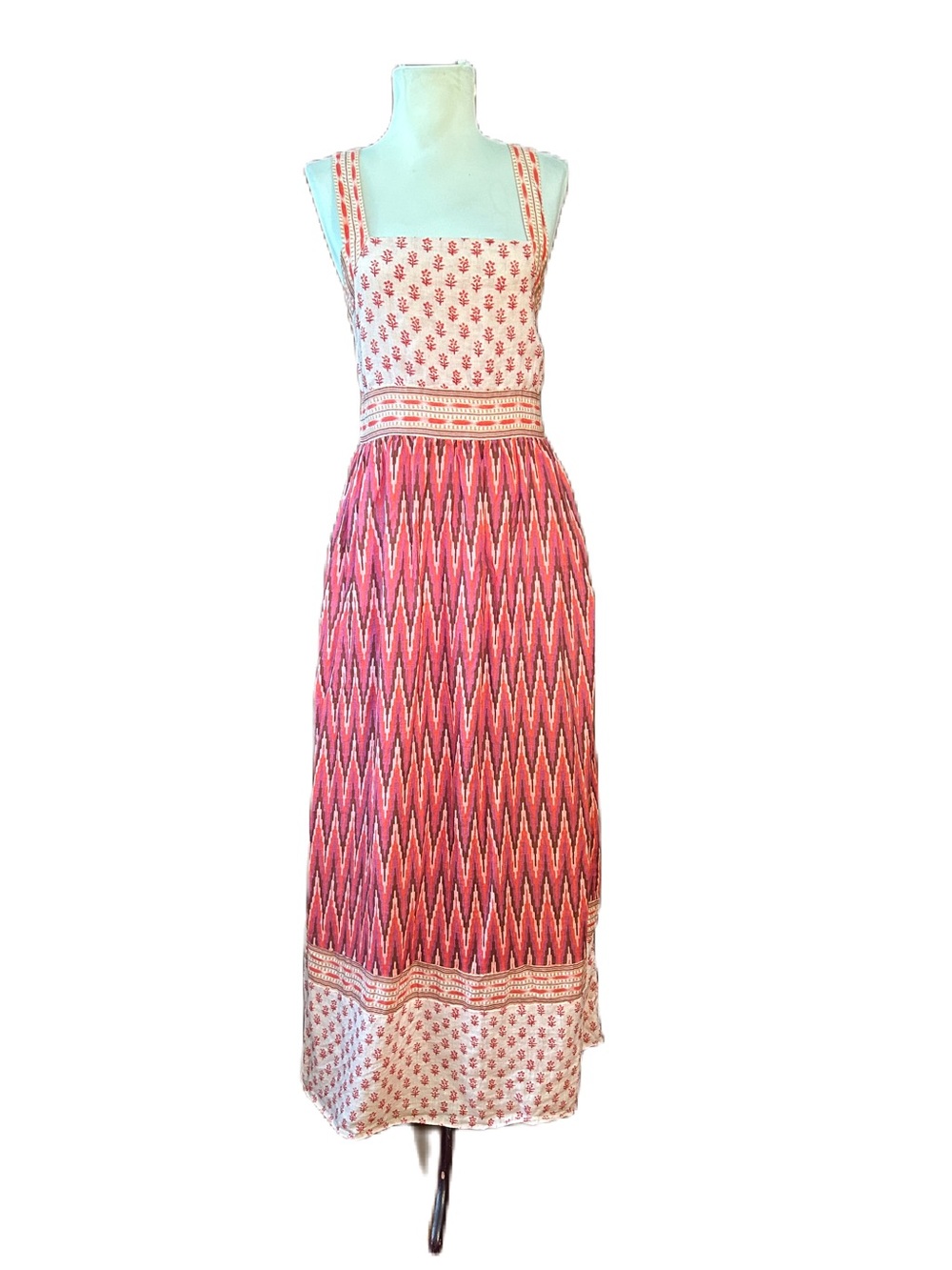 Faherty linen Gracie maxi dress